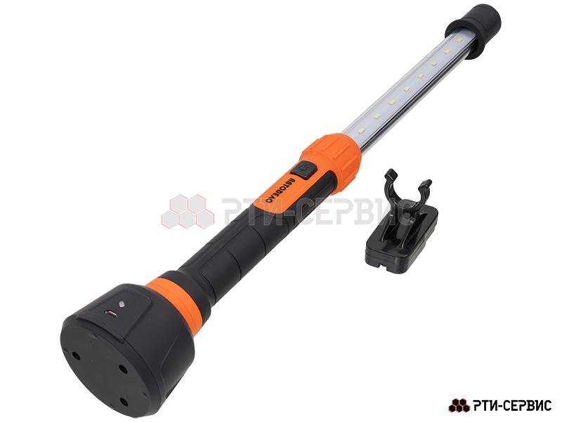 Фонарь светодиодный с магнитом 8SMD, 200 Lm, Li-ion 2000 mAh - 2