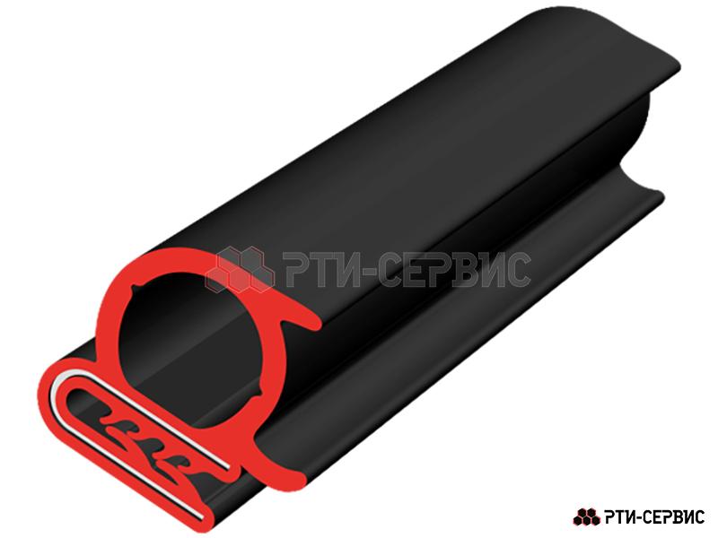 Уплотнитель пазовый на металлическую кромку, L-5,8 м - 6