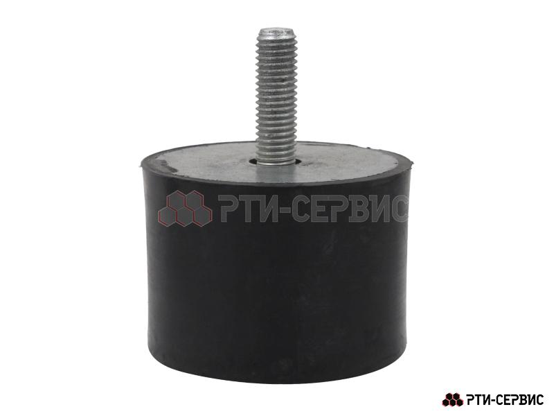 Резинометаллический буфер (аналог K0568.07505555 KIPP) D-75, H-55 с внутр. и наружной резьбой M12 - 3
