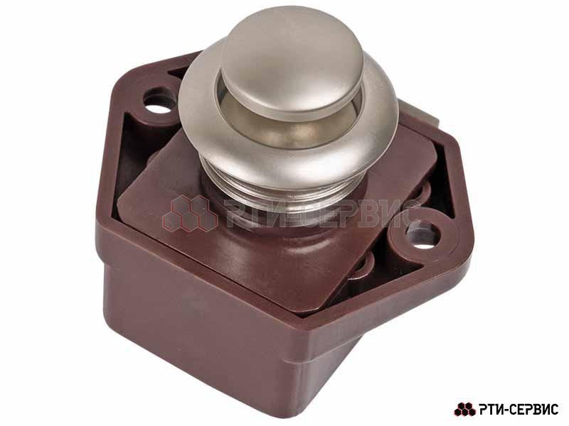 Замок-кнопка push/lock мебельный для кемпера, малый - 5