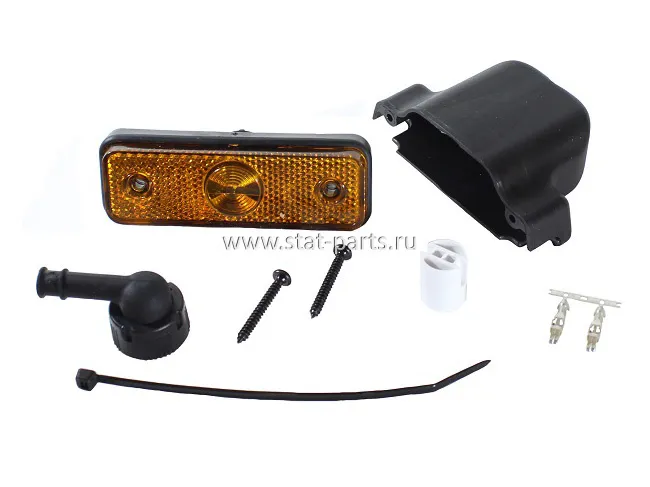 21-2201-004 ФОНАРЬ ГАБАРИТНЫЙ ОРАНЖЕВЫЙ FLATPOINT I LED, С ЗАЩИТНЫМ КОРОБОМ