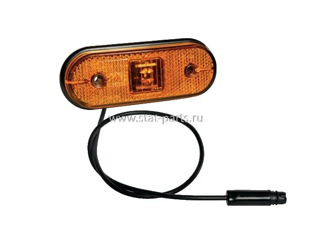 31-2007-237 ГАБАРИТНЫЙ ФОНАРЬ ОРАНЖЕВЫЙ UNIPOINT I LED С КАБЕЛЕМ 0,5 М