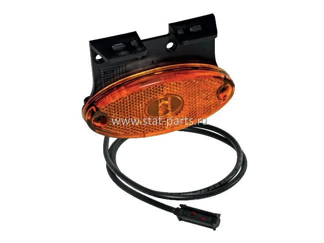 31-2364-034 ФОНАРЬ ГАБАРИТНЫЙ ОРАНЖЕВЫЙ FLATPOINT II LED С КРОНШТЕЙНОМ, С КАБЕЛЕМ 1,5М