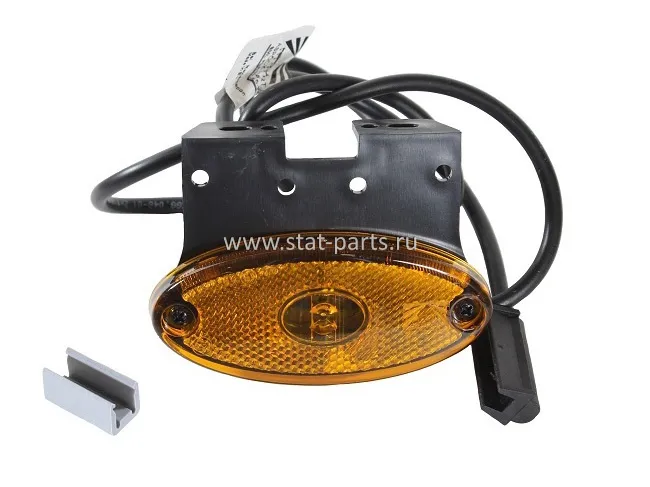 31-2364-094 ГАБАРИТНЫЙ ФОНАРЬ ОРАНЖЕВЫЙ FLATPOINT II LED С КРОНШТЕЙНОМ, С КАБЕЛЕМ 1М