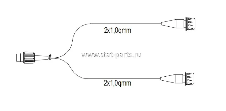 68-2509-024 КАБЕЛЬ, РАЗВЕТВИТЕЛЬ
