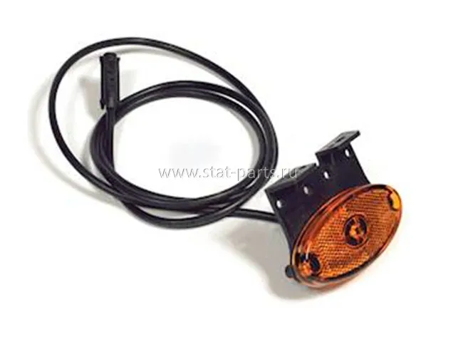 6606518 ФОНАРЬ ГАБАРИТНЫЙ ОРАНЖЕВЫЙ FLATPOINT II LED С КРОНШТЕЙНОМ 1,5М