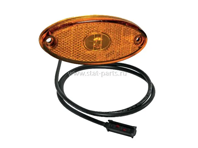 31-2304-037 ГАБАРИТНЫЙ ФОНАРЬ FLATPOINT II LED ОРАНЖЕВЫЙ С КАБЕЛЕМ 1,5М