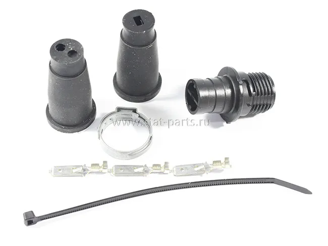 15-0281-021 БАЙОНЕТНОЕ СОЕДИНЕНИЕ ASS2 2PIN ПАПА, ЧЁРНЫЙ