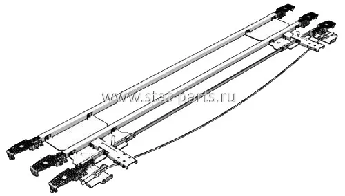 38052900 ЗАДНЯЯ КАРЕТКА СДВИЖНОЙ КРЫШИ CS-UL