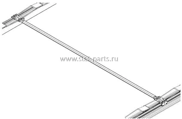 400-51.120 ПОПЕРЕЧИНА КРЫШИ С РОЛИКОВЫМИ ТЕЛЕЖКАМИ, РОЛИКИ D=30MM