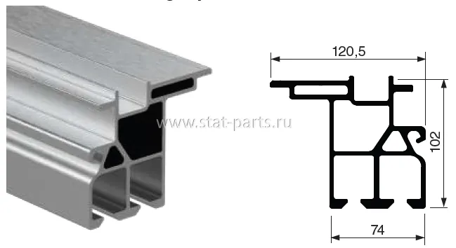60165 НАПРАВЛЯЮЩАЯ КРЫШИ BILINE TOPLINE 2 13700ММ