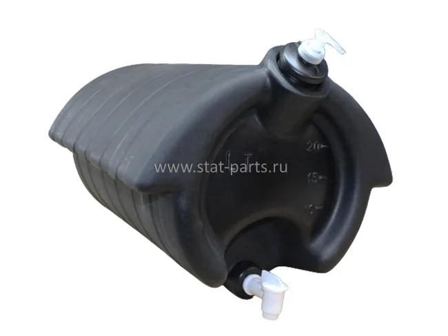 RSDE311000N0 БАК ДЛЯ ВОДЫ 30Л + КРАН + МЫЛЬНИЦА, ЧЁРНЫЙ