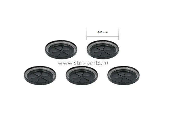 101207 КОМПЛЕКТ УПЛОТНЕНИЙ СУППОРТА ДЛЯ ШТОКА ЭНЕРГОАККУМУЛЯТОРА D=42MM