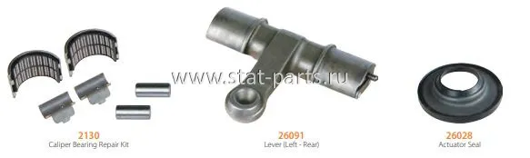 202481 РЕМКОМПЛЕКТ СУППОРТА ЛАПКА С ПОДШИПНИКАМИ VOLVO DUCO MERITOR MCK1398, SJ4096