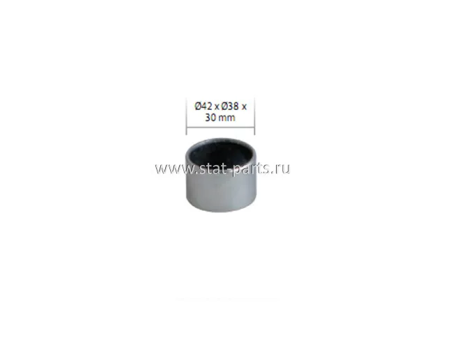 35022 ВТУЛКА НАПРАВЛЯЮЩАЯ СУППОРТА (Tiflon) )WABCO MAXX/PAN D=42ММ D=38ММ L=30MM