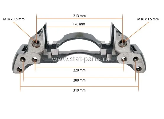 303959 СКОБА СУППОРТА WABCO PAN 17 ПРАВАЯ