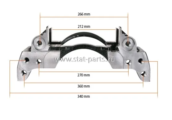 303965 СКОБА СУППОРТА WABCO PAN 19 ПРАВАЯ