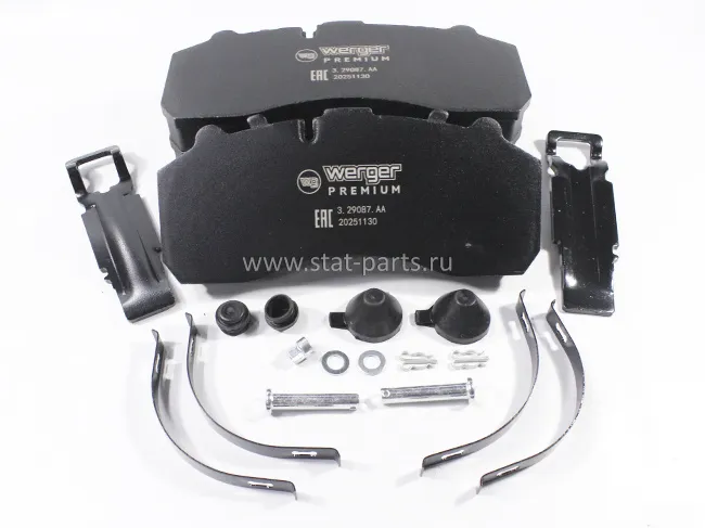 3.29087.AA ТОРМОЗНЫЕ КОЛОДКИ MAN MB SAF, PREMIUM