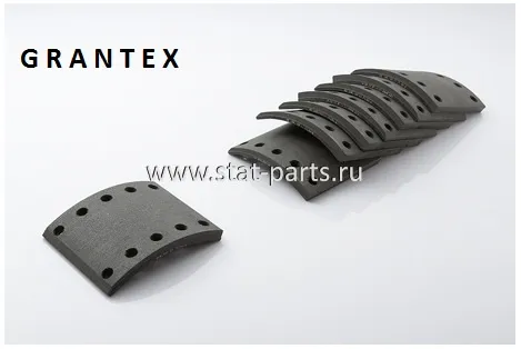 101-01714-11-008 ТОРМОЗНЫЕ НАКЛАДКИ 19094 1-Й РЕМОНТ (101.1F.17-14) (С ЗАКЛЁПКАМИ)