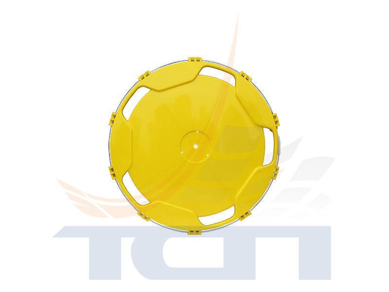 Колпак колеса задний R-22.5 (желтый пластик) T225004 ТСП - 3