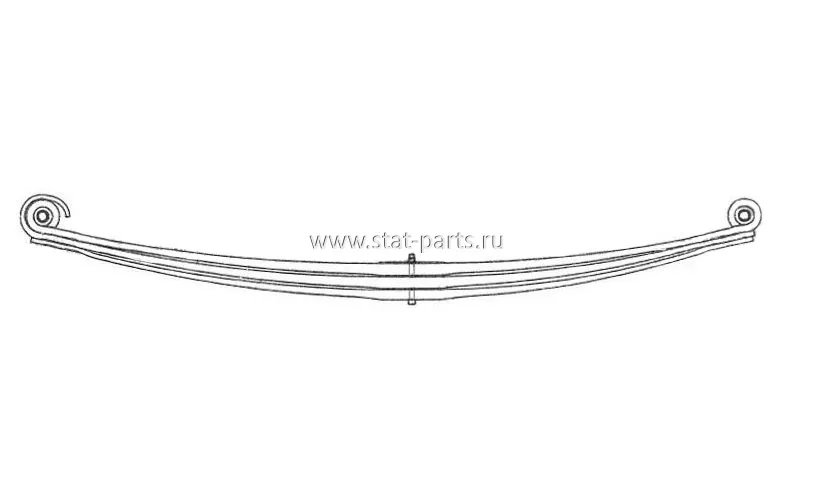 09732000 РЕССОРА ПЕРЕДНЯЯ VOLVO 257934