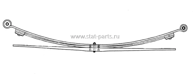 33737000 РЕССОРА ЗАДНЯЯ MERCEDES-BENZ 9043201606