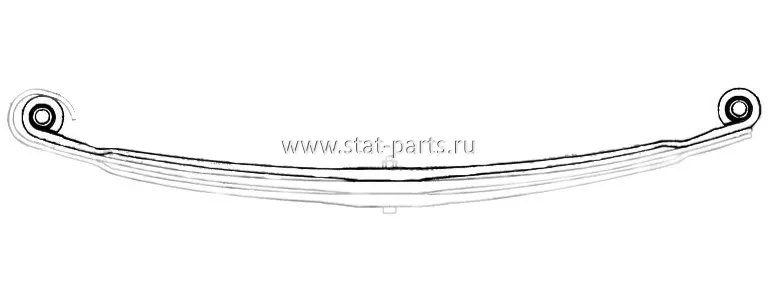 33682001 ЛИСТ РЕССОРЫ MERCEDES-BENZ