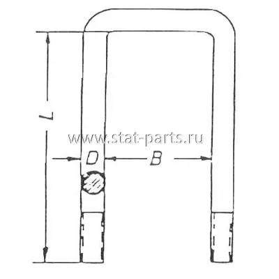 98926210 СТРЕМЯНКА РЕССОРЫ IVECO 04733570