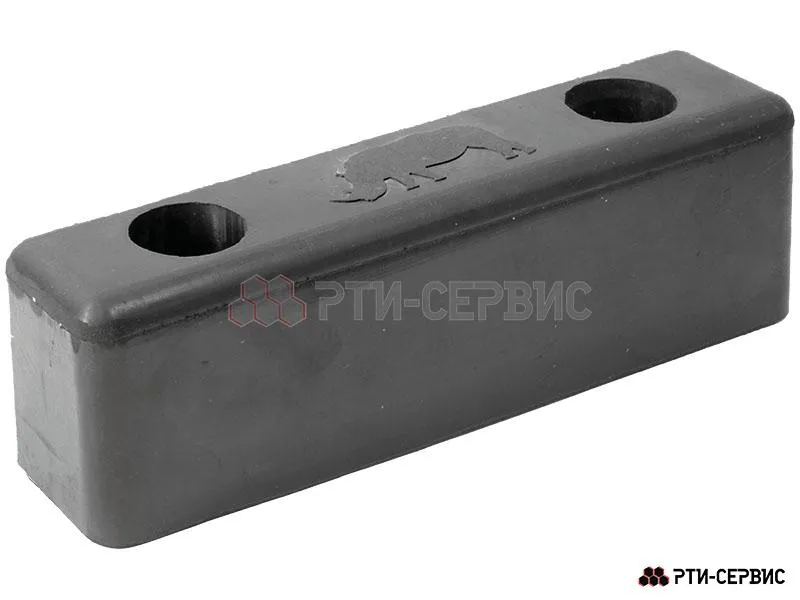 Отбойник (буфер) резиновый 200х52х60 мм