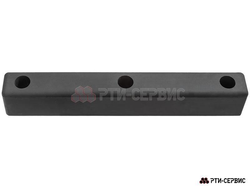 Отбойник (буфер) резиновый 400х52х60 мм - 3