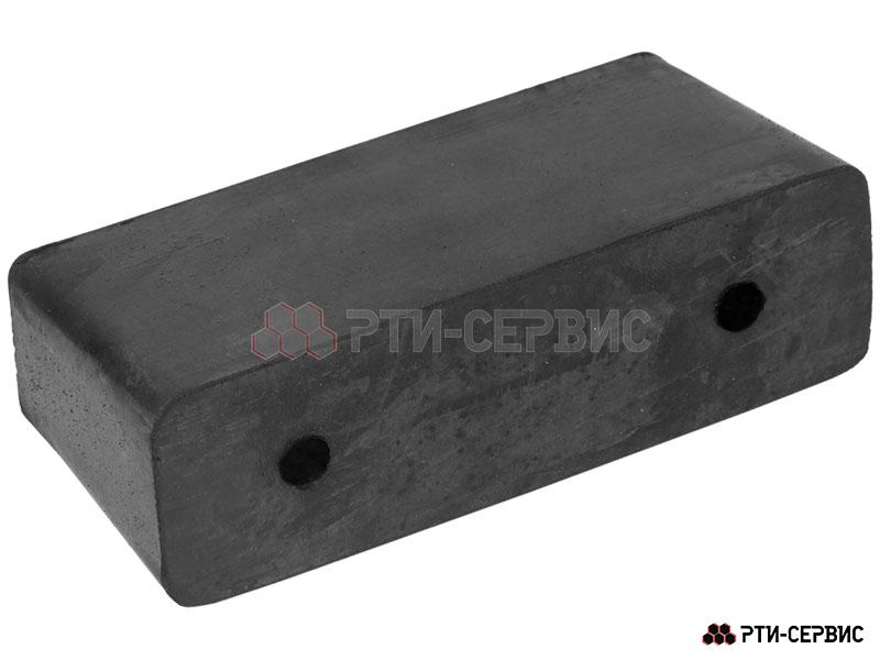 Отбойник (буфер) резиновый 130х40х60 мм - 2