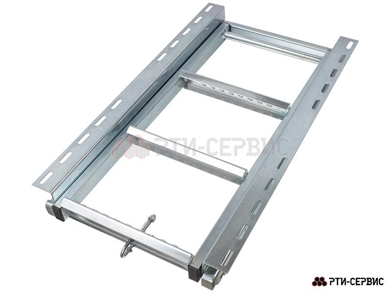 Лестница фургона складная 3 средние ступени ЕВРО H-690 Zn - 3