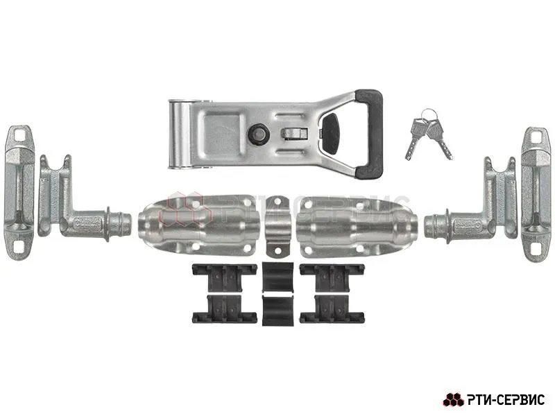 Запор штанговый Ø27 Zn ручка Push Light с ключом