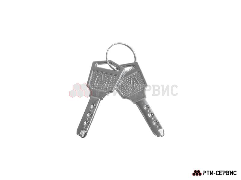 Запор штанговый Ø27 Zn ручка Push Light с ключом - 4