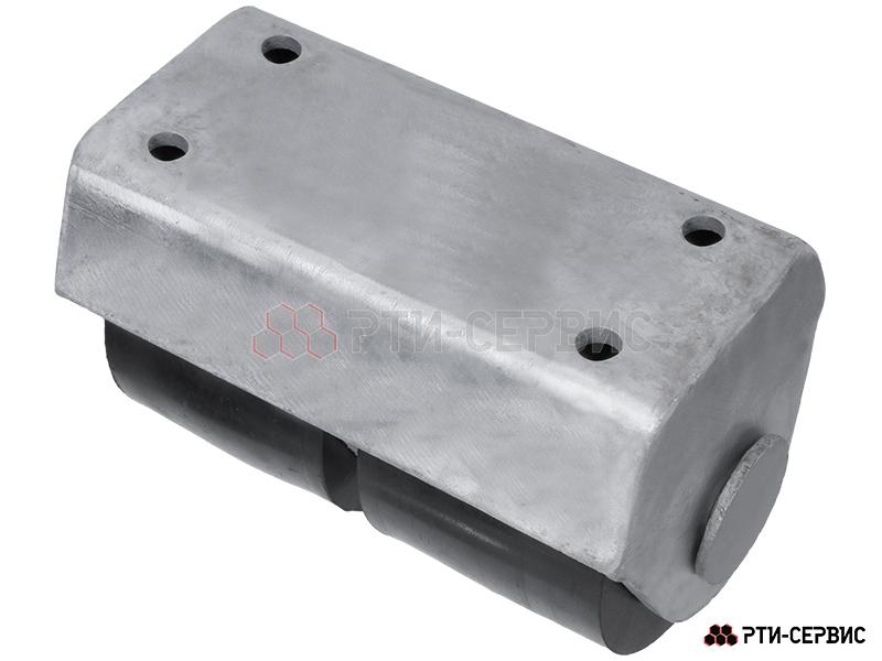 Отбойник резиновый роликовый (2 ролика D100) 210хх110х120 мм - 3
