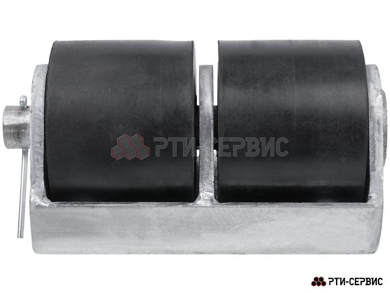 Отбойник резиновый роликовый (2 ролика D100) 210хх110х120 мм - 4