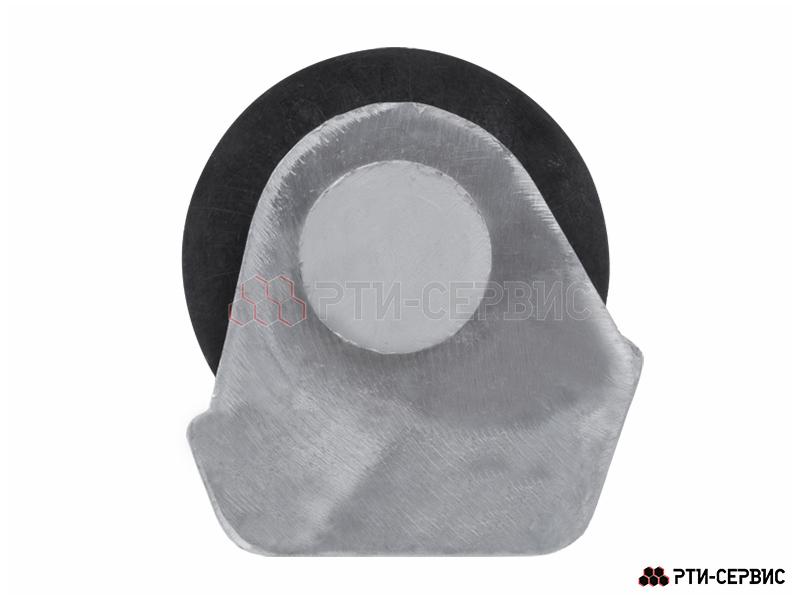 Отбойник резиновый роликовый (2 ролика D100) 210хх110х120 мм - 6