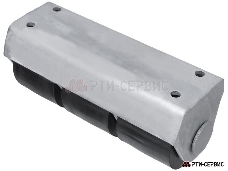 Отбойник резиновый роликовый (3 ролика D100) 300хх110х120 мм - 3