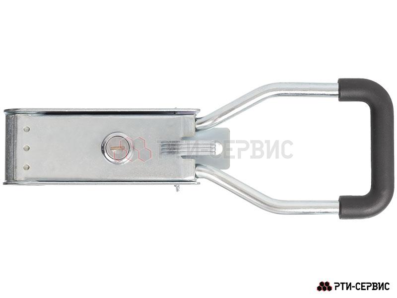 Запор штанговый Ø22 Zn ручка Push (мал) прутковая с ключом - 3