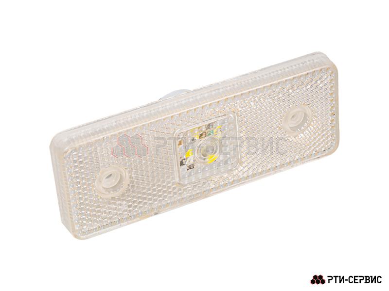 Фонарь габаритный 4-ех диодный LED (белый) - 2
