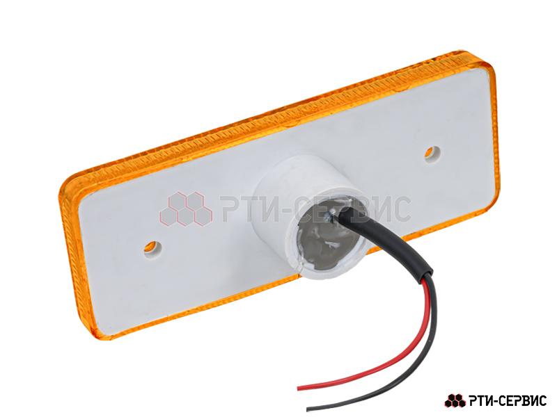 Фонарь габаритный 4-ех диодный LED (жёлтый) - 3