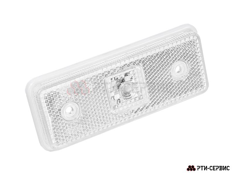 Фонарь габаритный 4-ех диодный LED н\о (белый) - 2