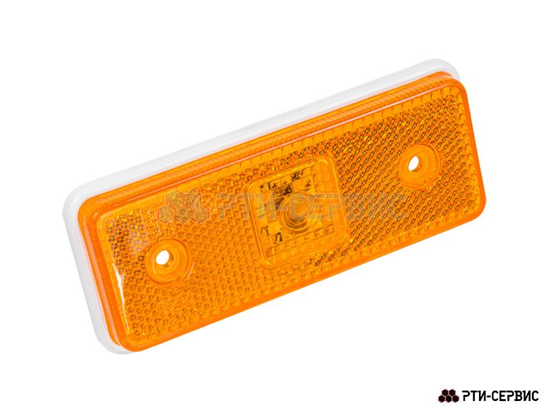 Фонарь габаритный 4-ех диодный LED н\о (жёлтый) - 2