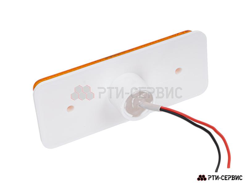 Фонарь габаритный 4-ех диодный LED н\о (жёлтый) - 3