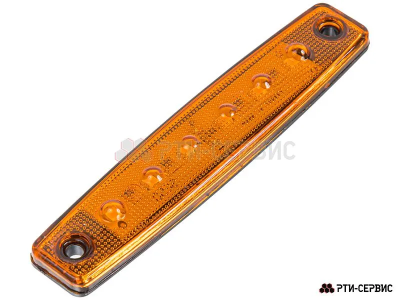 Фонарь габаритный 6-ти диодный LED (жёлтый) 24V