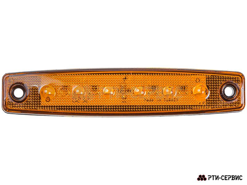 Фонарь габаритный 6-ти диодный LED (жёлтый) 24V - 2