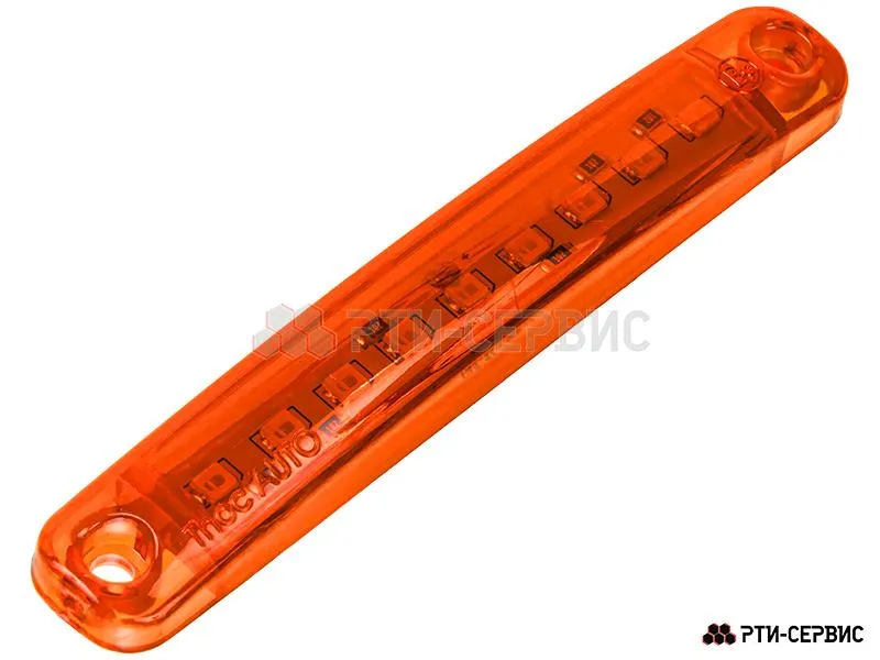 Фонарь габаритный 9-ти диодный LED (жёлтый) 12-24V, L-100 мм