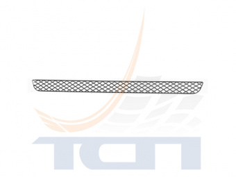 Решетка капота середина AISI 304 зерк. IVECO T270002N2 ТСП - 2