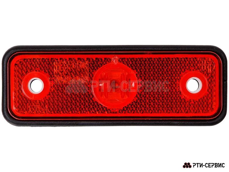 Фонарь габаритный 2-х диодный LED красный 0.5 м провод 2x0.75