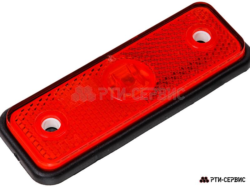 Фонарь габаритный 2-х диодный LED красный 0.5 м провод 2x0.75 - 2